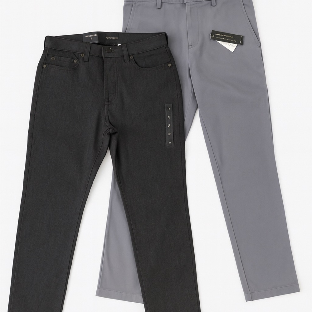 Banana Republic Men's Black jeans and dockers grey Slim pants 36x30